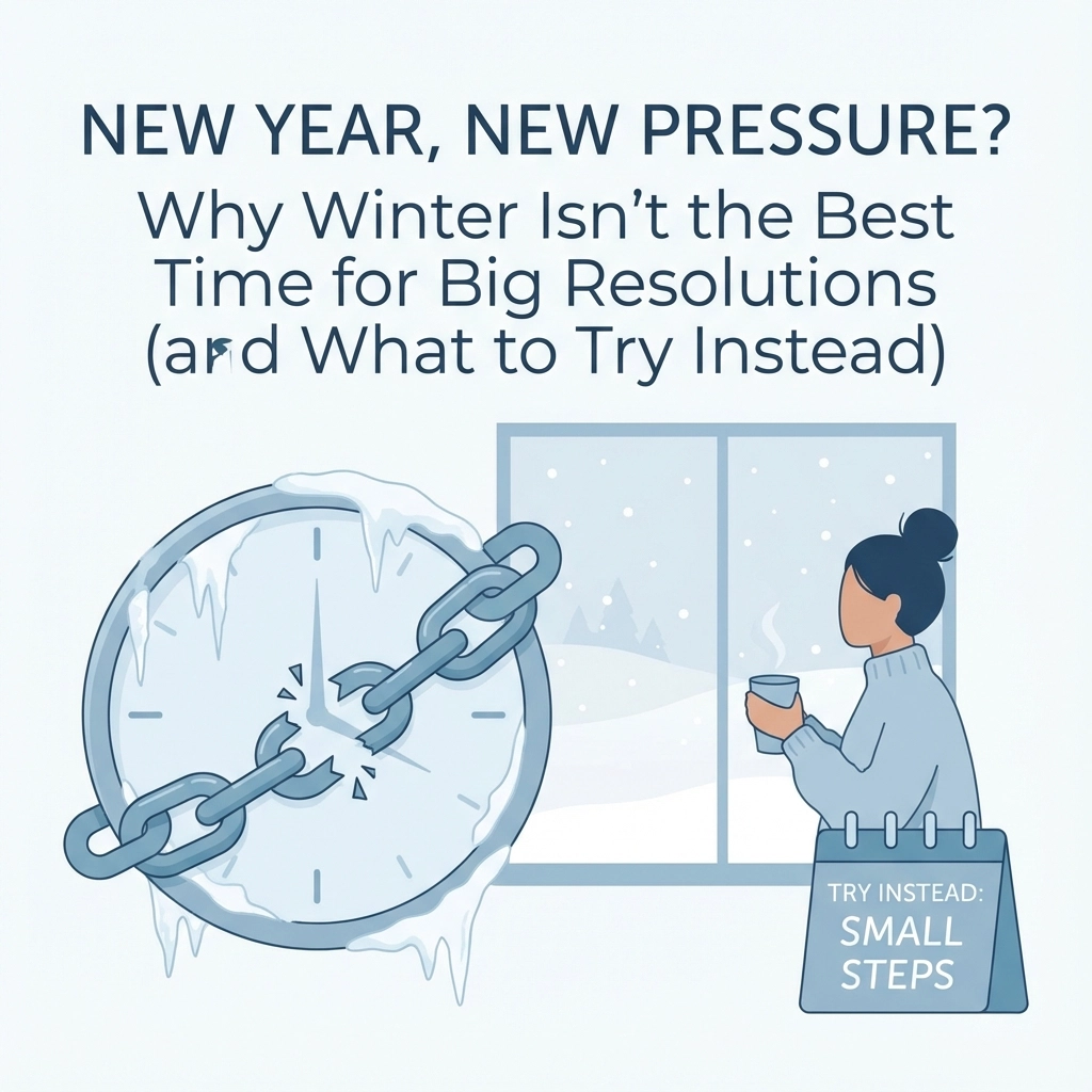 New Year, New Pressure? Why Winter Isn't the Best Time for Big Resolutions (and What to Try Instead)