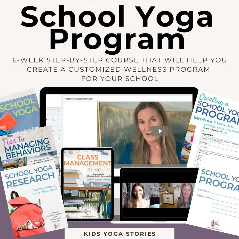 school yoga program, kids yoga stories