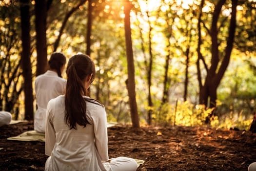 forest bathing group